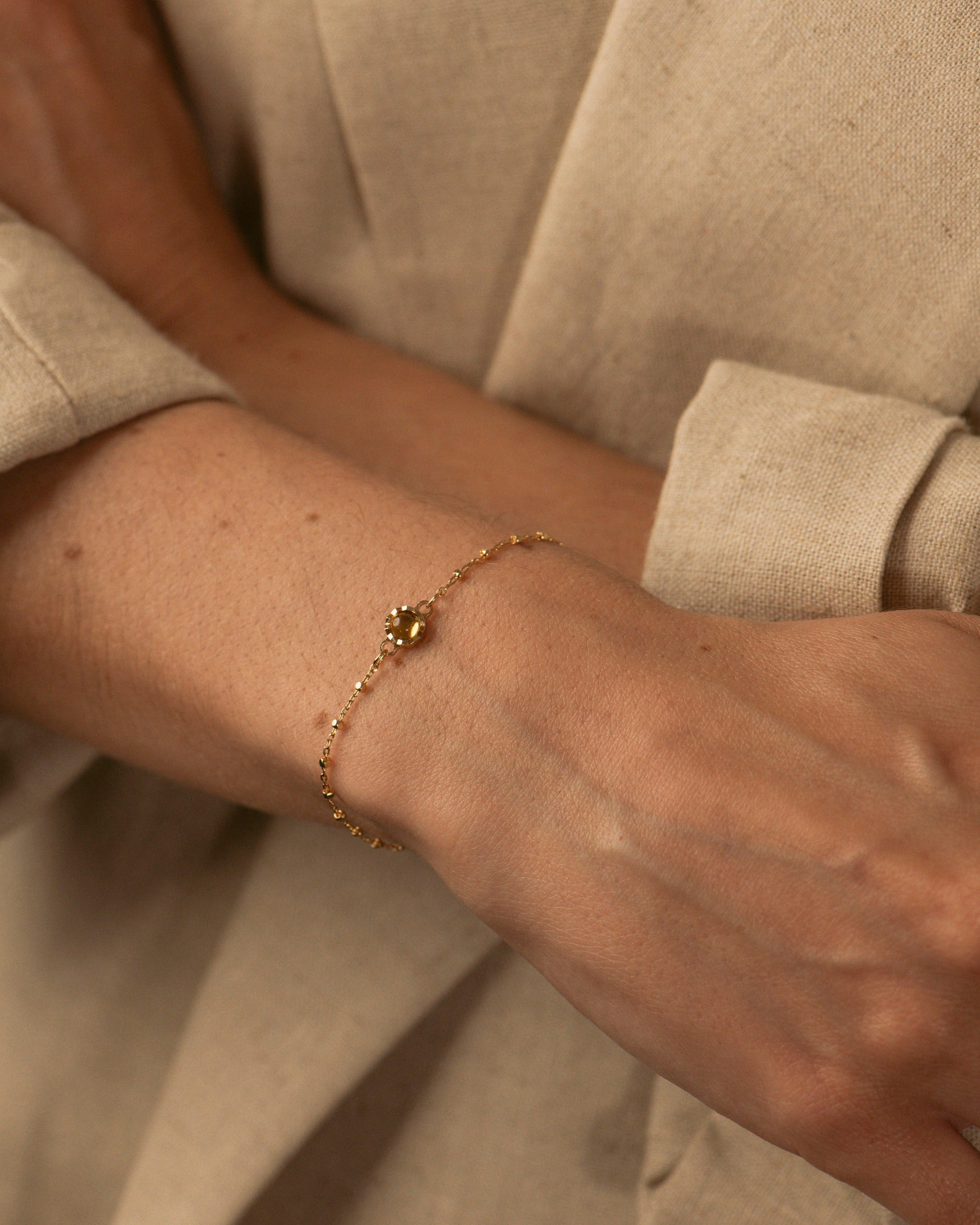 Solitär Armband