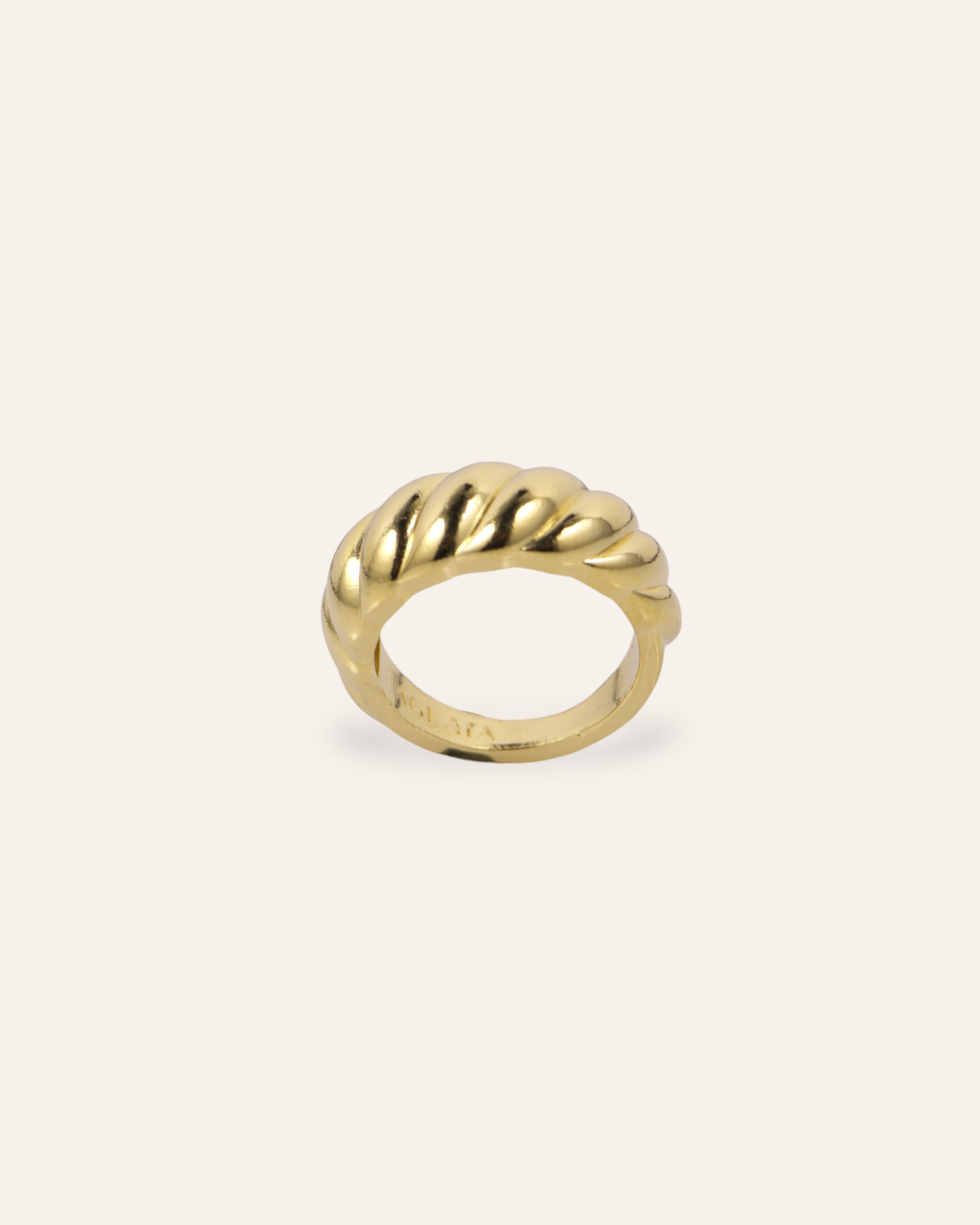 Bague Croissant Théa Plaqué Or 18ct