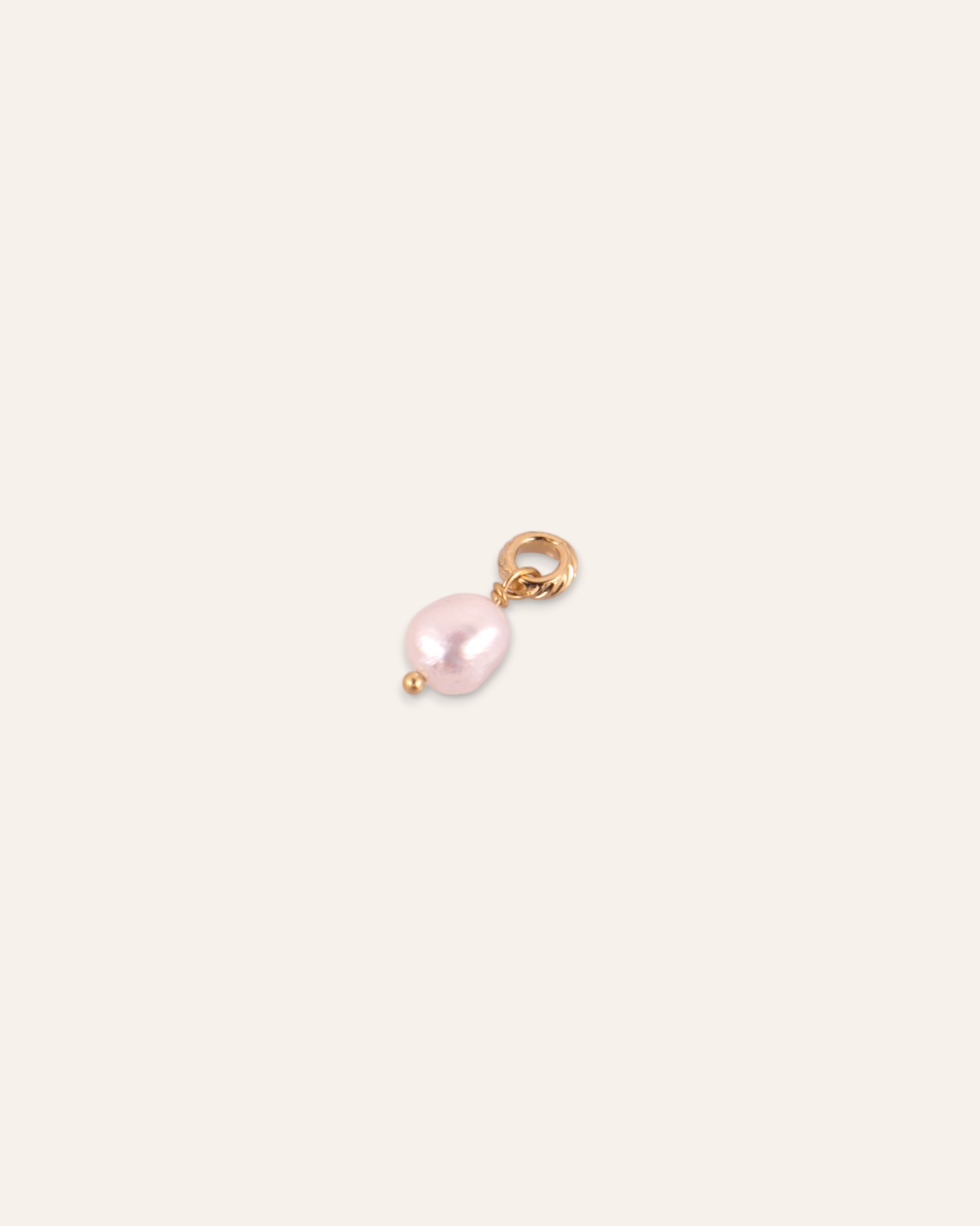Colgante con Perla Nerida Chapado en Oro 18k / Perla