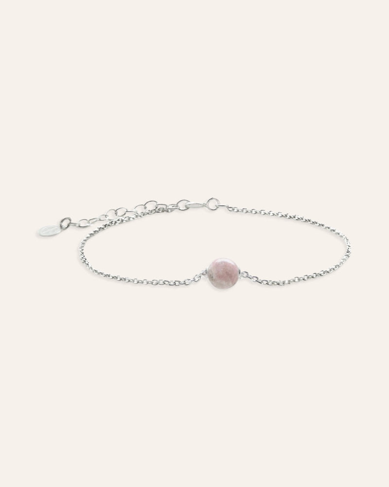 Bracciale Eleganza Argento 925 / Rodonite